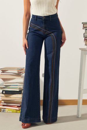 Rainbow With Me Wide-Leg Jeans