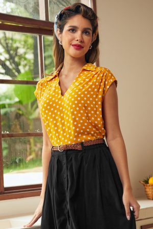 Glad You Collared Blouse